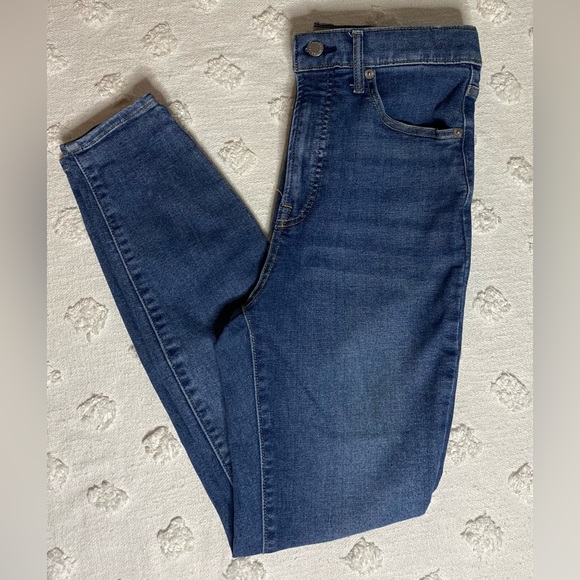 Everlane The Way High Skinny Jean Blue Stretch Minimalist Basic Staple Pants - Picture 14 of 14